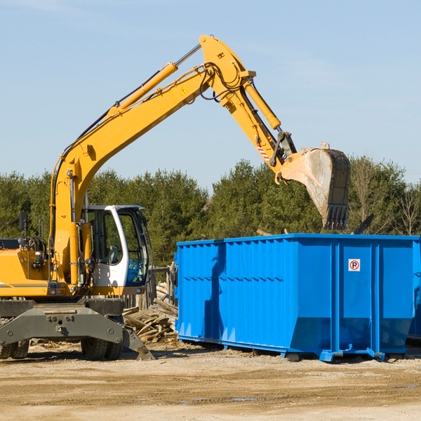 can i choose the location where the residential dumpster will be placed in Lakewood Park Florida